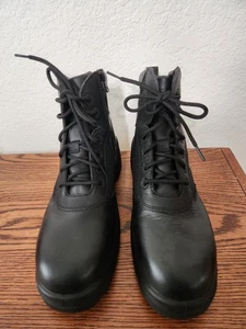 RED WING Worx - ELECTRUM #5266 MEN'S 6-INCH SAFETY TOE BLACK BOOTS SIZE 12 M NEW - Picture 1 of 9