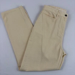 Pantalones de mezclilla Christopher & Banks amarillo pálido cintura alta cónicos Y2K vintage talla 6 - Imagen 1 de 15
