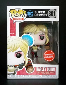 Funko Pop! Harley Quinn DC Super Heroes con mazo #301 exclusivo para Gamestop - Imagen 1 de 7