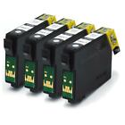 4 Black Compatible (non-OEM) Printer Ink Cartridges to replace T1281