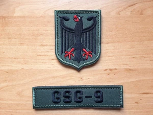 GSG-9 Bundespolizei Klett Patch - 2-teilig - Bild 1 von 2