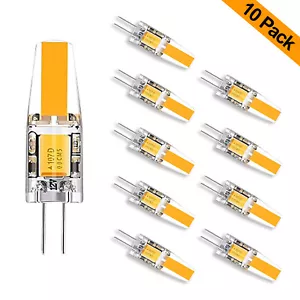 10x G4 LED 12V Warmweiß 5W Dimmbar Leuchtmittel COB Stiftsockel Lampen Birne - Bild 1 von 8
