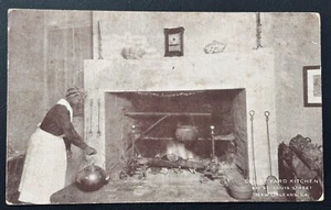 Foto antigua postal con foto de cocina de patio de Louisiana de Nueva Orleans RPPC - Imagen 1 de 3