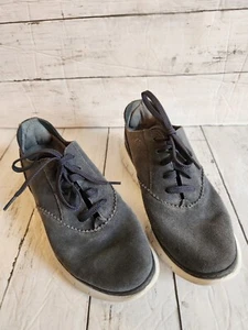 NICE VIONIC GREY SUEDE SNEAKERS SIZE 7 - Picture 1 of 6