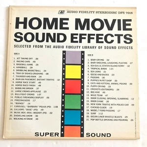 Home Movie Sound Effects - Vinyl LP Album Audio Fidelity 1963 - Picture 1 of 7