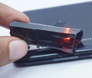 Certified 167.85 Ct Natural Red Brazilian Zircon Rough Mineral Loose Gemstone - Picture 1 of 4