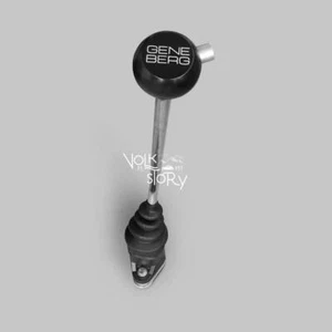 Gene Berg Gear Shifter VW RHD Curved Arm BLACK T2 Split screen 1960-1967 - Picture 1 of 1
