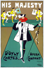 His Majesty Opera Play D'Oyly Carte Opera Company Poster Art Print PICK SIZE