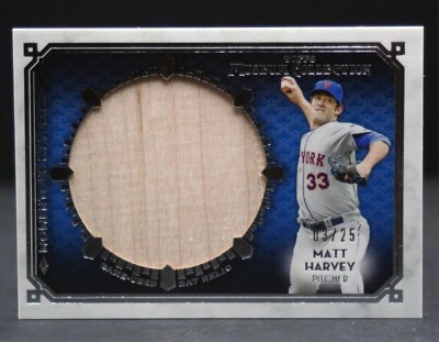 Colección Museo 2014 Matt Harvey Jumbo Bat Barrel Reliquia #03/25 Mets Foto 1 de 2