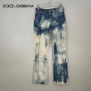 Dolce & Gabbana Splatter Jeans 29" waist 32" inseam Made in Italy Gently worn - Picture 1 of 6