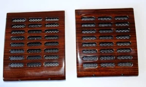 Lautsprecher Abdeckung FÜR  Mercedes  W107 R107 Zebranoholz HOLZ WOOD - Picture 1 of 2