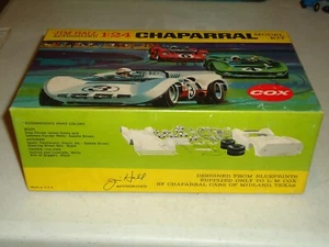 1/24 COX CHAPARRAL VINTAGE MODEL CAR KIT BAGGED INSIDE VERY RARE EXCELLENT BOX - Picture 1 of 7