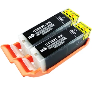 Canon PGI-550XL 2 Black Ink Cartridge For Pixma IP7200 IP8700 IP8750 IX6800 - Picture 1 of 1
