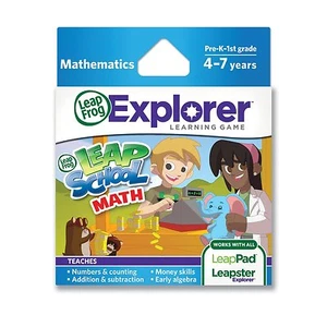 LEAPFROG LEAPSTER LEAPPAD EXPLORER LEAP SCHOOL MATH - Picture 1 of 1