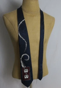 Necktie Made in USA Home Improvement The Answer Is More Power Novelty Navy Blue - Picture 1 of 6