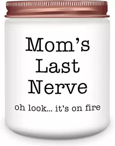 Funny Candle Gifts for Mom/Wife from Daughter Son Mothers Day Best Mom SoyCandle - Picture 1 of 26