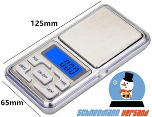 Taschenwaage, Digitalwaage, Mini Waage, Feinwaage, Lebensmittelwaage, Goldwaage - Bild 1 von 4