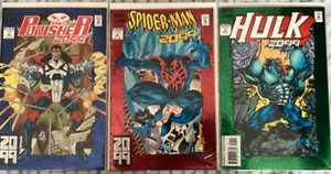 Spiderman 1 2099, Punisher 1 2099, Hulk 1 2099 foil issues - Foto 1 di 1