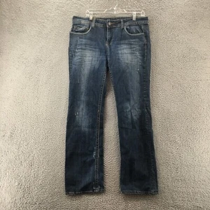 Vigoss New York Boot Jeans Womens 13 (Actual 36x32) Blue 5 Pockets Mid Rise - Picture 1 of 19