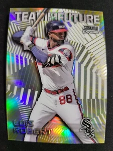 2022 Topps Stadium Club Chrome Luis Robert FUTURE REFRACTOR card #tof-11 Sox - Picture 1 of 2
