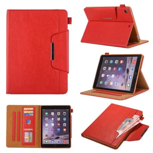 Leather Flip Stand Case Cover for Apple iPad Pro 12.9-in Air 11-in 13-in M2/3/4 - Picture 1 of 106