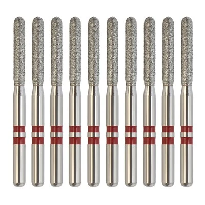 Zirconia Crown Removal Diamonds Burs Round End Cylinder Fine Grit Z881/014F FG - Image 1 of 4