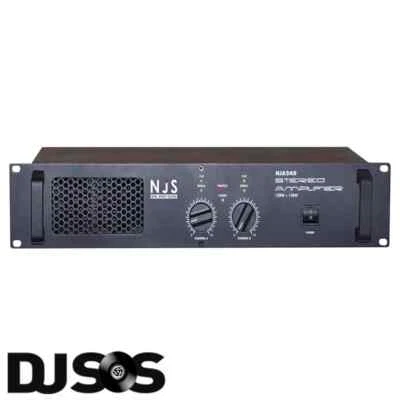 NJS NJA240 240W Stereo PA Amplifier DJ Amp Rack Mountable 2 Channel Disco Sound - Image 1 of 2