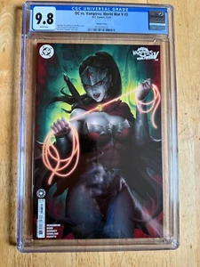 DC VS VAMPIRES: WORLD WAR V #3 - CGC 9.8 - COPERTINA LIM KENDRICK "KUNKKA"! - Foto 1 di 4