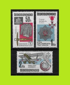 Tschechoslowakei 1985 Militärmuseum - komplette Serie 3 Briefmarken - postfrisch - Bild 1 von 1