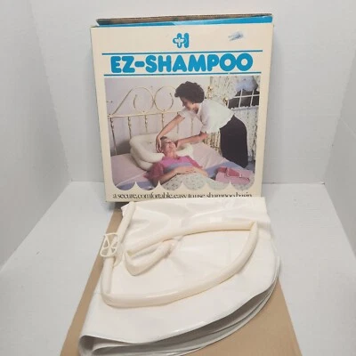 EZ-Shampoo Inflatable Basin Sink Portable Drain Hair Washing Blow Up Handicap - Image 1 of 4