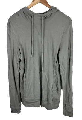 Vince Hoodie Mens Gray Small Lightweight Long Sleeve Pullover Drawstring Sweater - Image 1 of 4