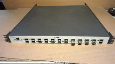 EMC Connectrix DS-24M2 24-Port Fibre Channel Switch INCL 4X SFPS + DUAL PSU - Image 1 of 2