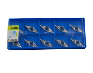 10pcs KinRite VCGT160402-AK N01 VCGT330.5-AK N01 CNC Aluminum blade - Picture 1 of 9