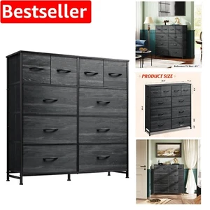 Elegant Storage Tower with 10 Fabric Drawers - Versatile for Bedrooms & Closets - Picture 1 of 11