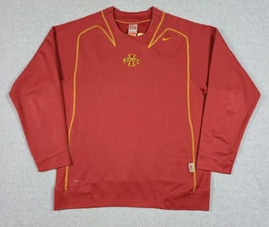 Vtg Nike Fit Iowa State Cyclones Therma Sweatshirt Size M Sports College NCAA - Picture 1 of 12