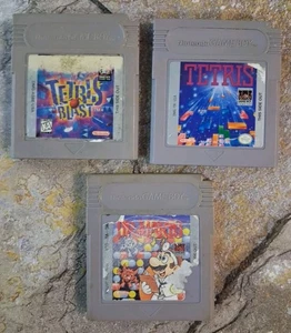 Lote de 3 Juegos de Puzzle - Tetris, Tetris Blast, Dr. Mario - Game Boy *VER DESCRIPCIÓN* - Imagen 1 de 7