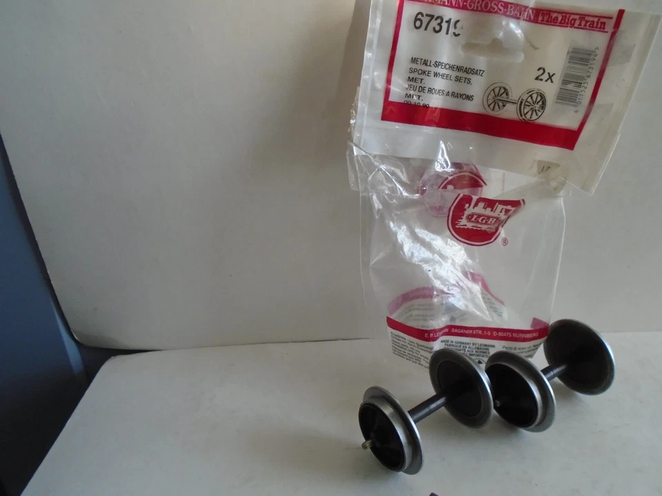 LGB G Scale Metal Spoked Wheel Set 2p | 67319