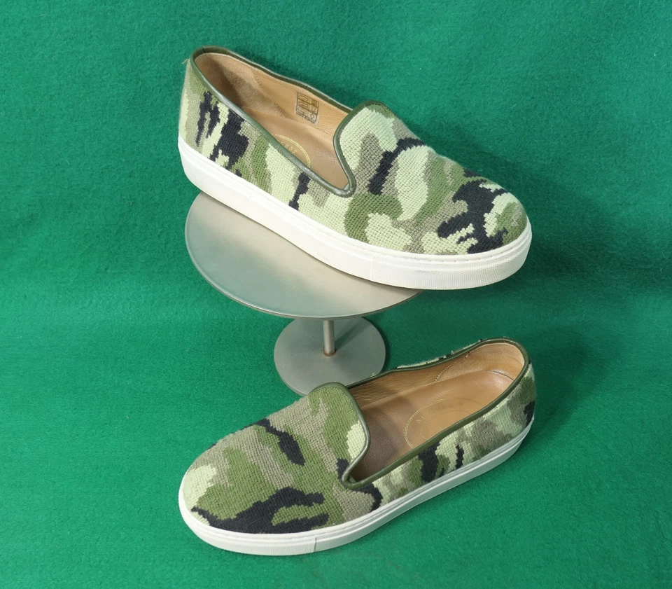 STUBBS & WOOTTEN Zapatos / Zapatillas sin cordones Camuflaje NEEDLEPOINT Hombre 9 Suela de Goma Foto 1 de 4