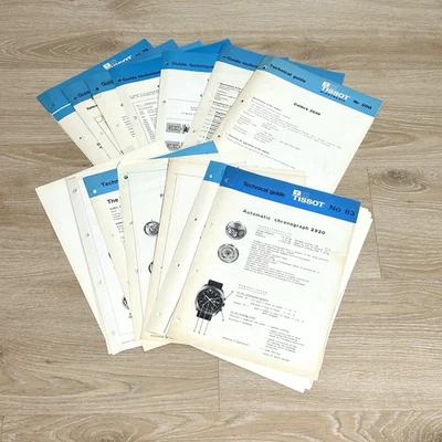 Catálogo Vintage Tissot Folletos Técnicos Catálogo Relojero 2920 2030 2050 2341 2036 Foto 1 de 4