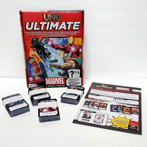 UNO Ultimate Marvel Card Game 4 Superhero Decks 2022 1st Edition No Foil Cards - Picture 1 of 7