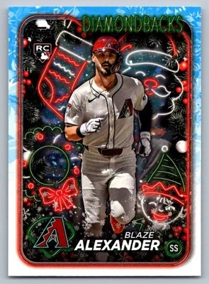 2024 Topps Holiday Blaze Alexander Arizona Diamondbacks #H69 - Image 1 of 2