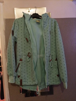 Damen Sweatshirt Jacke mit Kapuze Gr.L in Mint Gebraucht,sehr gut erhalten  - Bild 1 von 4