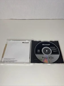 MICROSOFT PICTURE IT ! 99 LOGICIEL PC WINDOWS 98 AVEC CERTIFICAT D'AUTHENTICITÉ - Photo 1/4