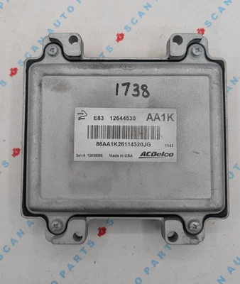 Used 2011 Chevrolet Cruze ACDelco E83 12644530 ECU 12636386 - Image 1 of 3