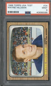 1966 Topps USA Test #34 Wayne Hillman PSA Mint 9 - Bild 1 von 2