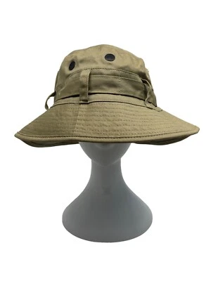 Sombrero Boonie Caqui Exterior Protección Solar Algodón Ala Ancha Unisex Talla XL Foto 1 de 4