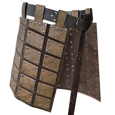 Adults Skirt Armor Medieval Cosplay Faux Leather Waist Armors Vintage Props New