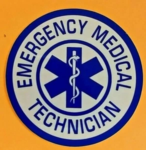 Calcomanía de 3" con ventana interior ESTÁTICA Star of Life técnico médico de emergencia - Imagen 1 de 1