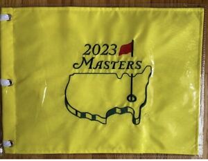 2023 MASTERS GOLF FLAG AUGUSTA NATIONAL GOLF PIN FLAG TIGER WOODS