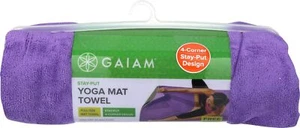 Gaiam Yoga Towel - Mat Sized Active Dry Non Slip Moisture Wicking Sweat Absorbe - Picture 1 of 8